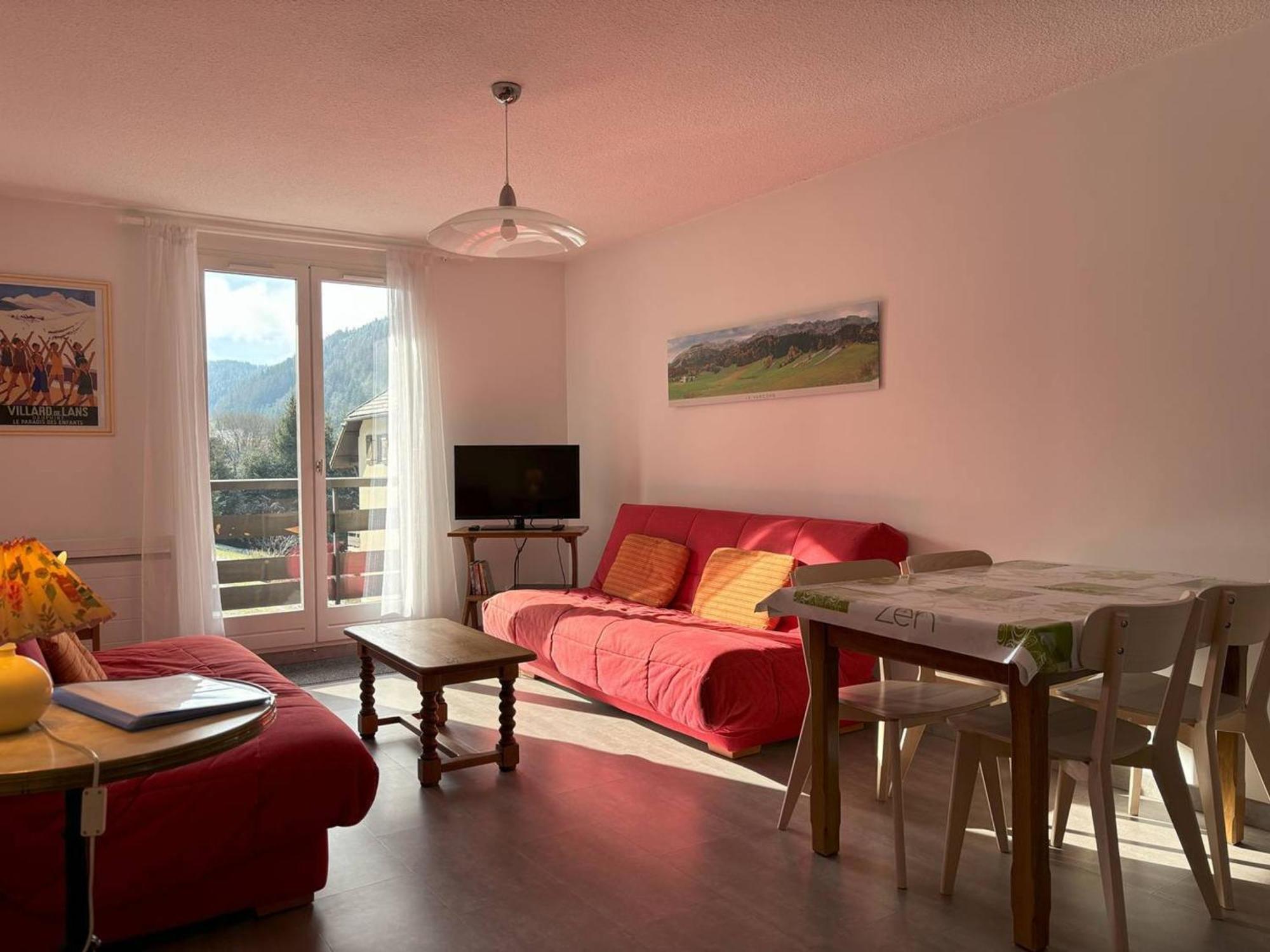 Appartement Cosy, Balcon Sud, 2 Chambres, Parking Gratuit A 10 Min Du Centre Et Proche Ski ! - Fr-1-548-4 Villard-de-Lans Bagian luar foto